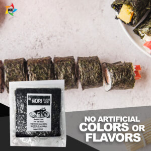 sushi nori seaweed sheets - full size 260g
