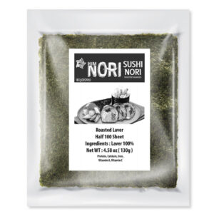 Premium Roasted Sushi Nori - 100 Half-Cut Sheets