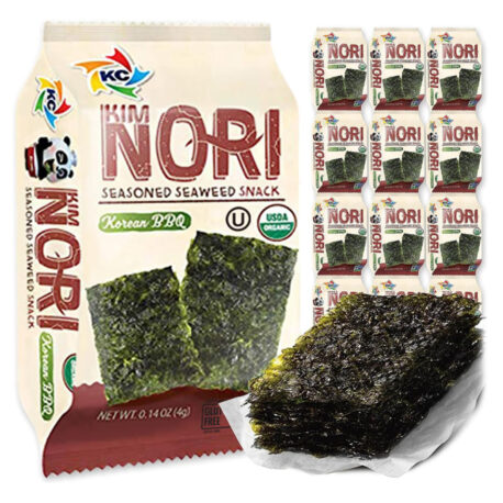 roasted seaweeds korean bbq 12 packs - main image