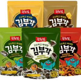 Baked Seasoned Seaweed Chips - Gimbugak 5 types