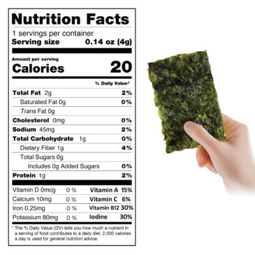Seaweed Snack Is Good For the Body