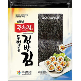 Twice-Roasted Seaweed Sheet for Kimbap - 100 full sheets..