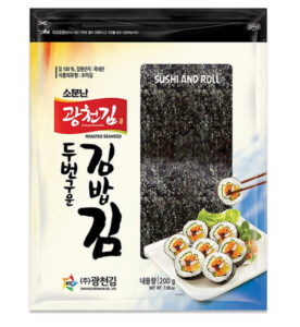 Twice-Roasted Seaweed Sheet for Kimbap - 100 full sheets..