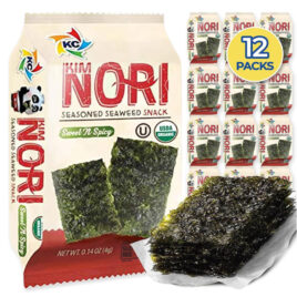 Seaweed sheets snack - sweet spicy 12 packs main image