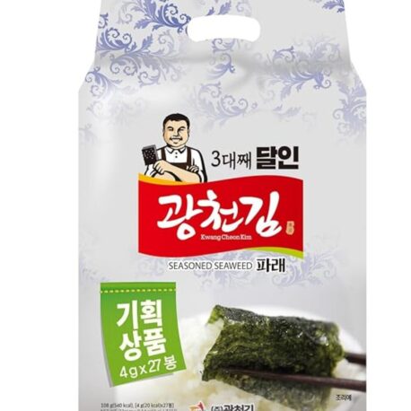 Green seaweed sheets - 27pks, 3 Gen Master