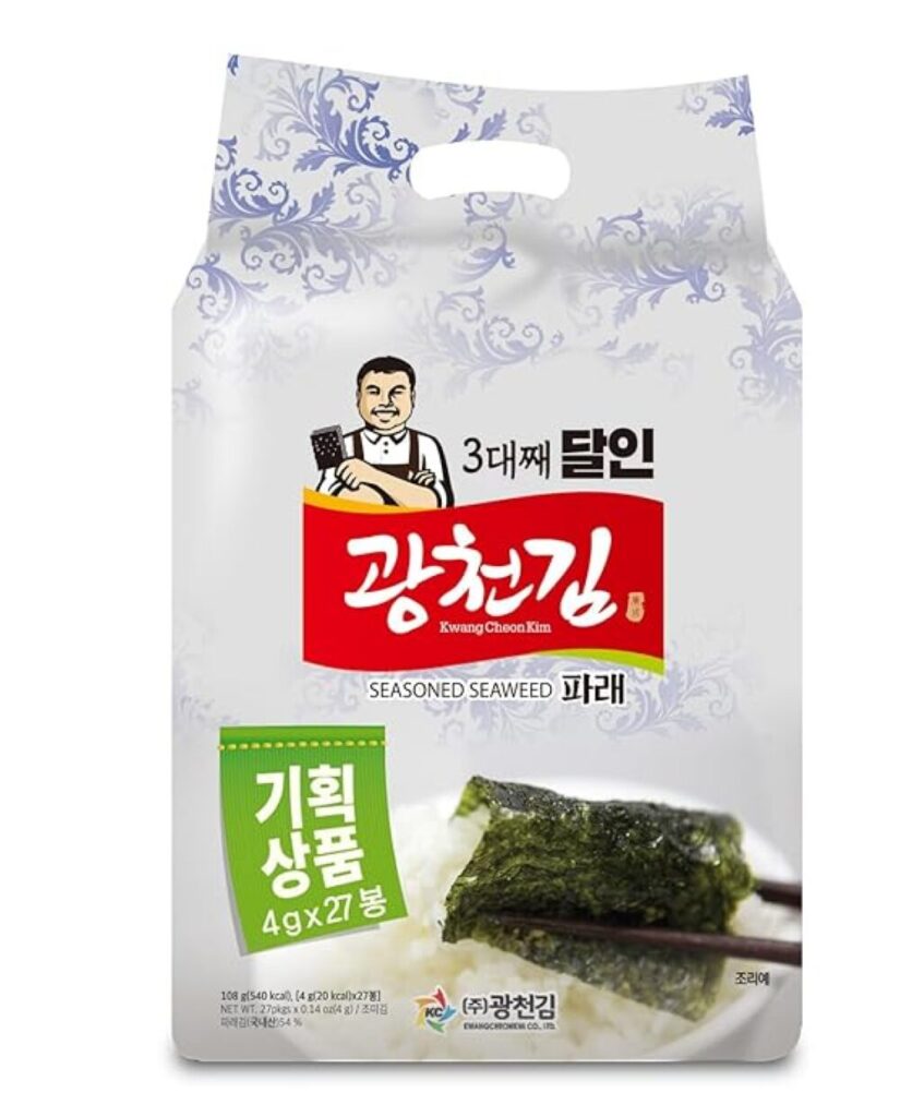Green seaweed sheets - 27pks, 3 Gen Master